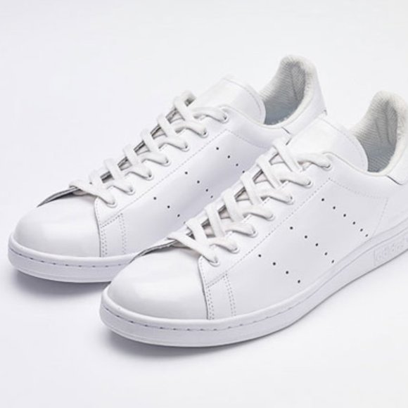 all white adidas stan smith mens